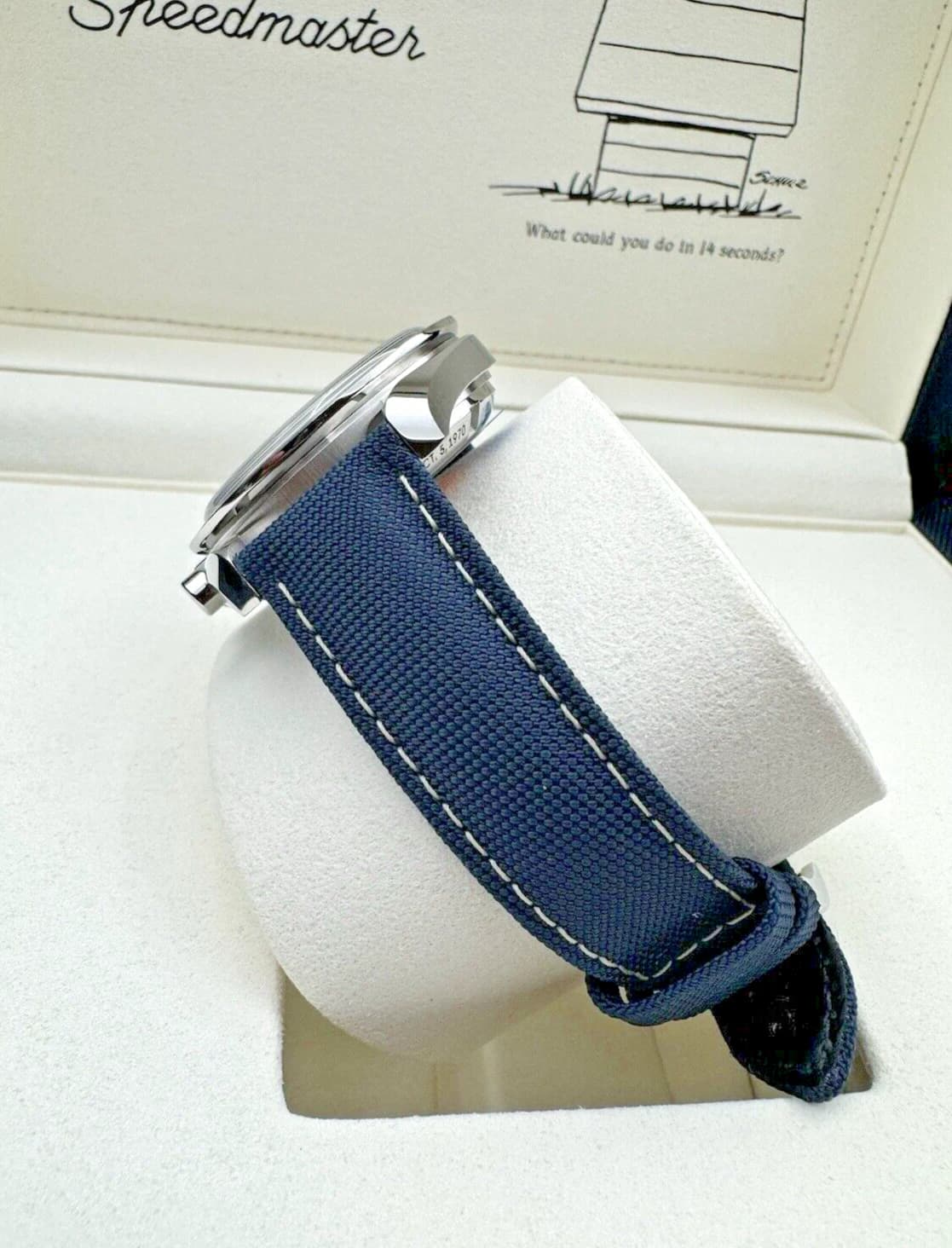 NEW 2025 Omega Speedmaster SILVER SNOOPY AWARD BLUE 310.32.42.50.02.001 Watch - Image 6