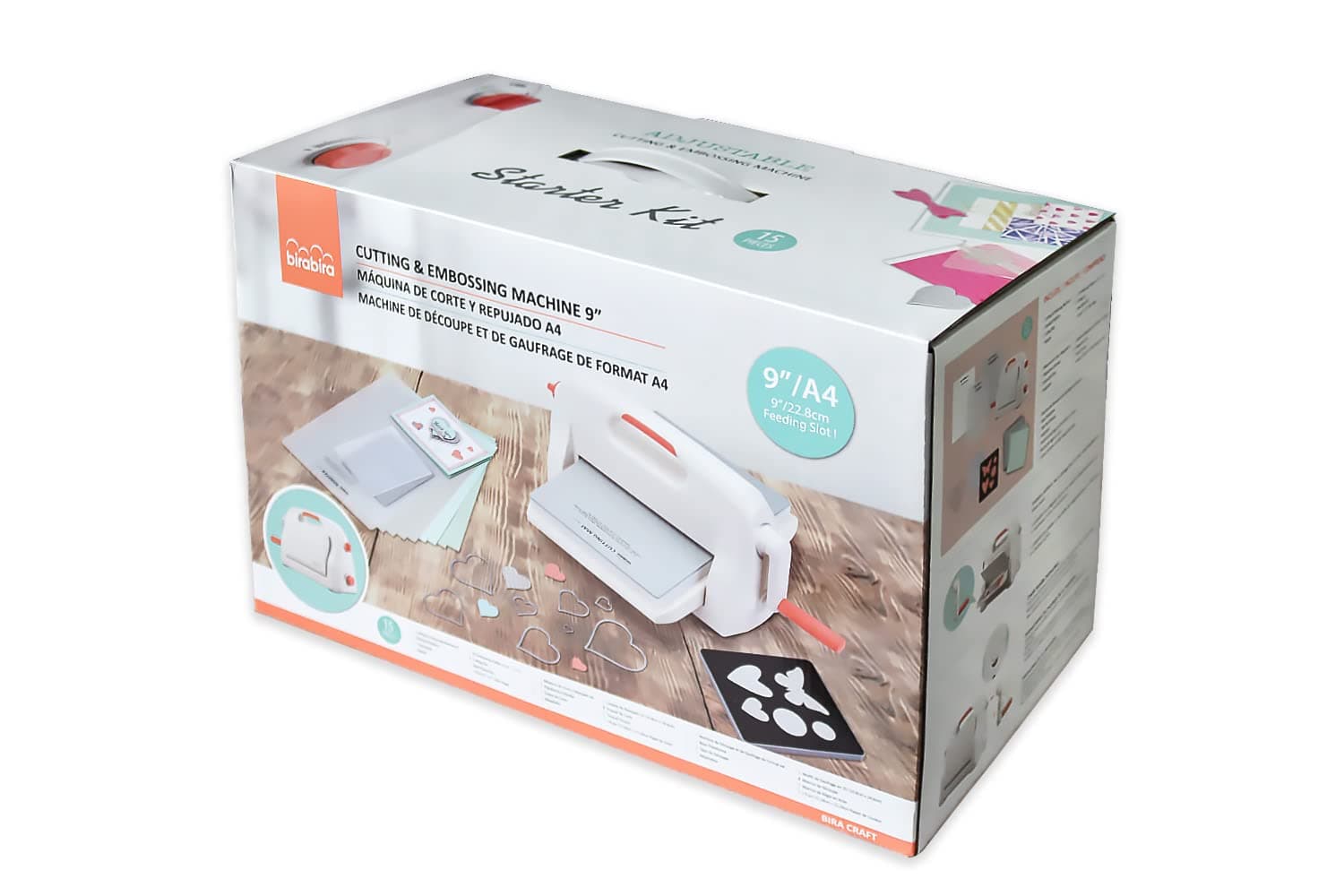 Bira 9 inch Adjustable Die Cutting & Embossing Machine Starter KIT, 9" Opening, Paper, Fabric and Other Materials (Starter Kit) - Image 8