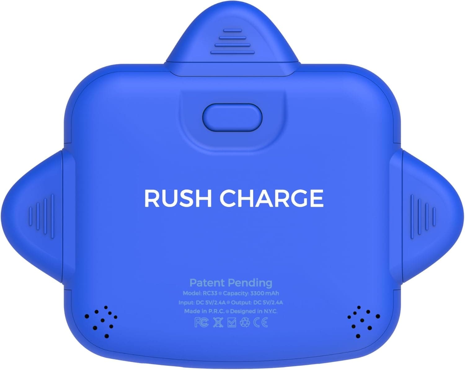 Rush Charge Universe 3 in 1 Portable Charger – 3300mah, 2.4A High-Speed Fast Charging Compatible with iPhone and Android Blue - Image 9