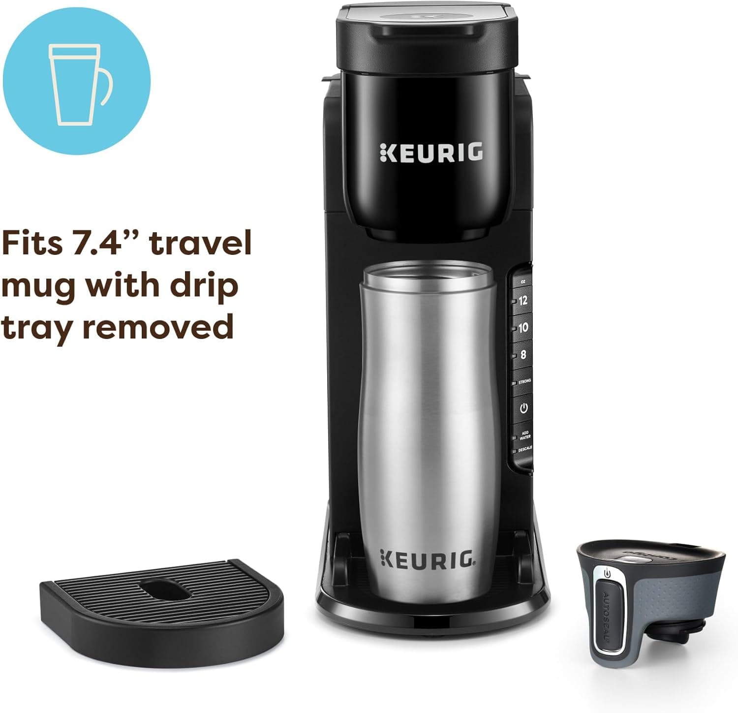 Keurig K-Express Single Serve Coffee Maker – Strong Brew Option, 42oz Reservoir, Sleek Design for Holiday Hosting & Gifting, Black - Image 6