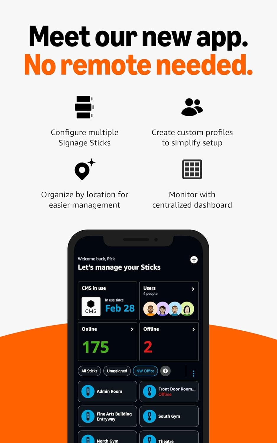 Amazon Signage Stick – Professional Digital Signage 4K Media Player – Designed for Businesses of All Sizes, Easy Setup with free Mobile App, and CMS Compatibility - Image 4