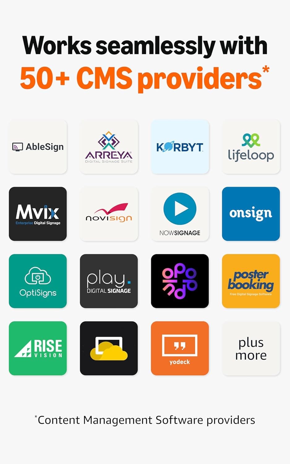 Amazon Signage Stick – Professional Digital Signage 4K Media Player – Designed for Businesses of All Sizes, Easy Setup with free Mobile App, and CMS Compatibility - Image 5