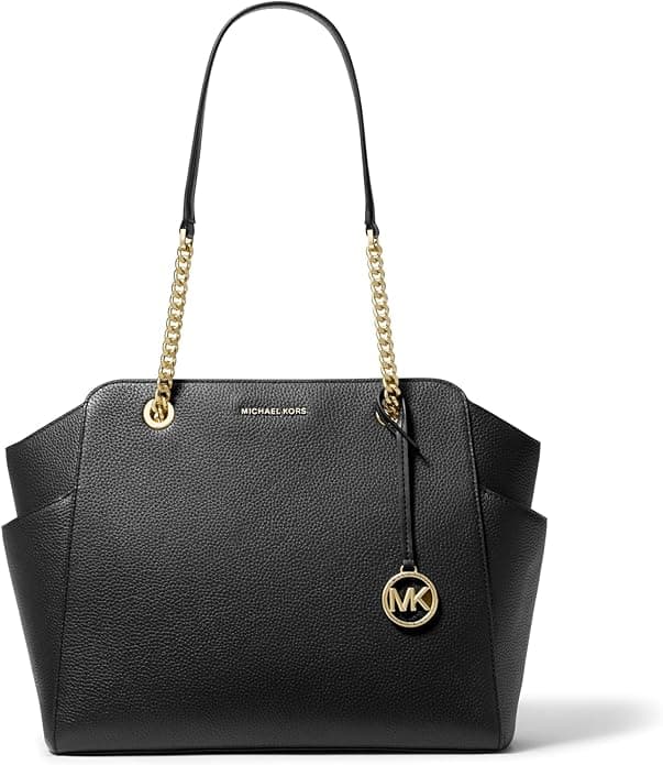 Michael Kors Jacquelyn Medium Chain Tote Black