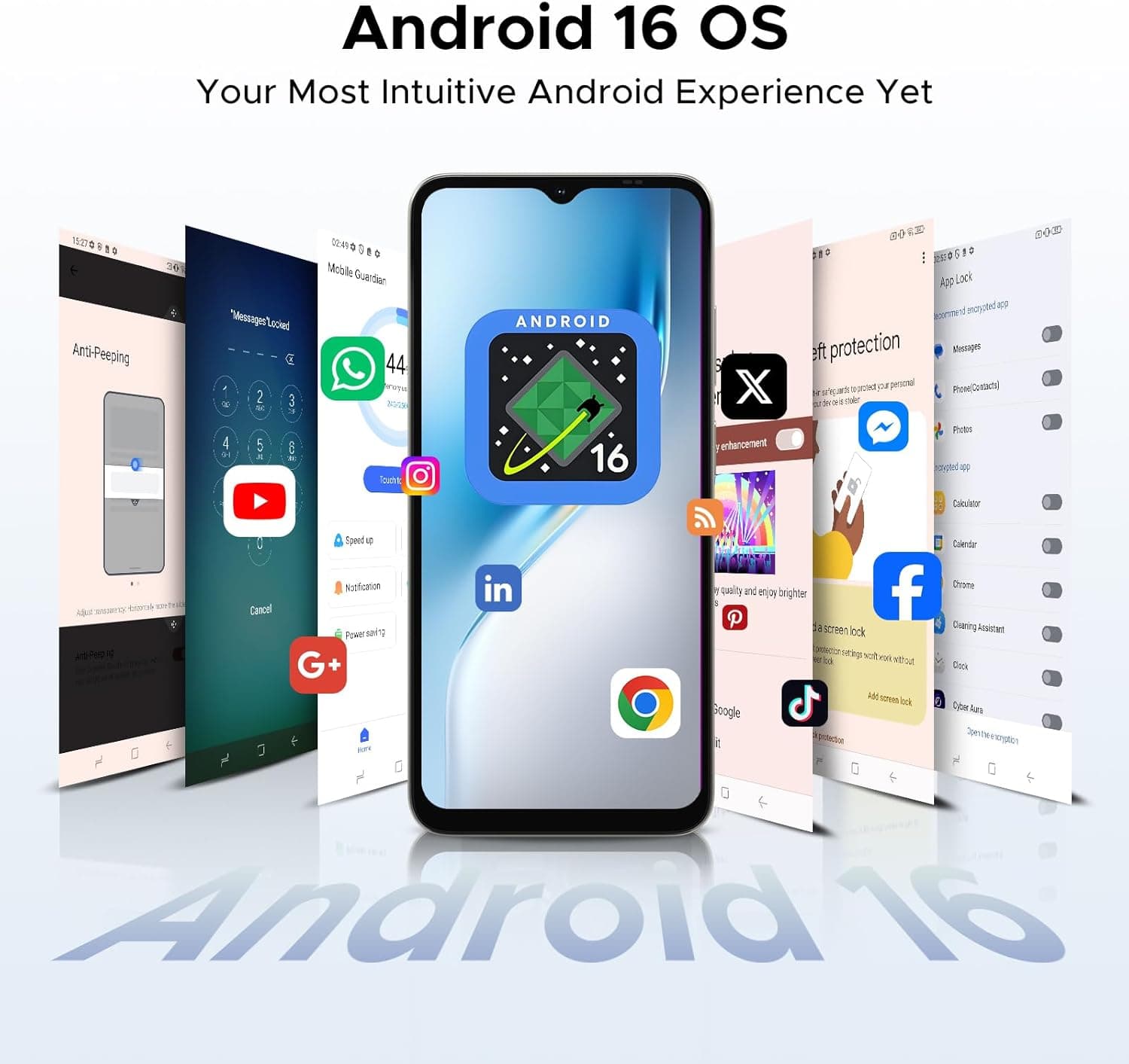 DOOGEE Note56X Pro Android 16 Unlocked Phones with Gemini AI - Image 6