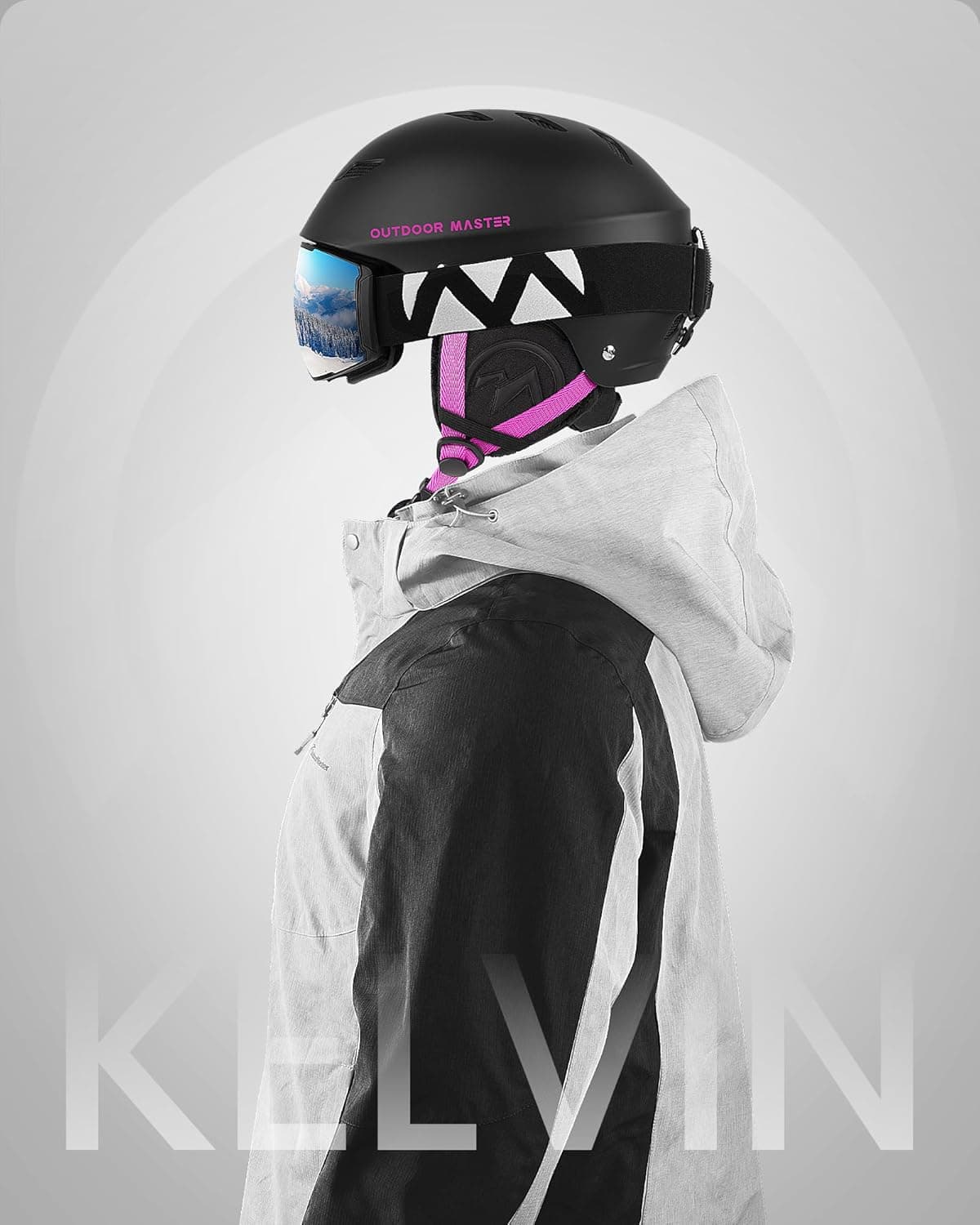 OutdoorMaster Kelvin Ski Helmet - Snowboard Helmet for Men, Women & Youth - Image 7