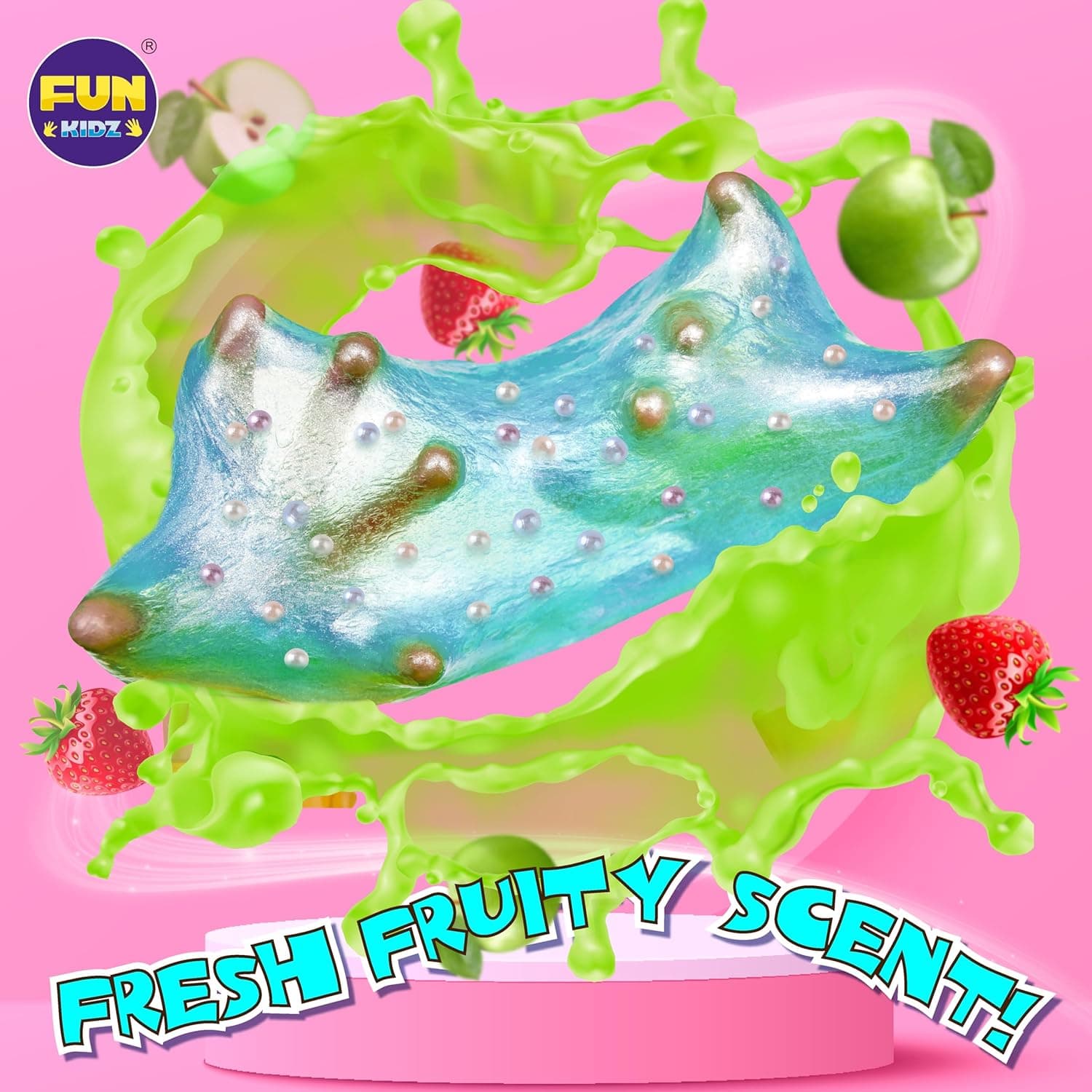 Fluffy Unicorn Slime Kit for Girls, FunKidz Cloud Slime Gift for Ages 6+ Kids Fun Slime Making Kit Awesome Craft Toy Birthday Present Ideas - Image 6