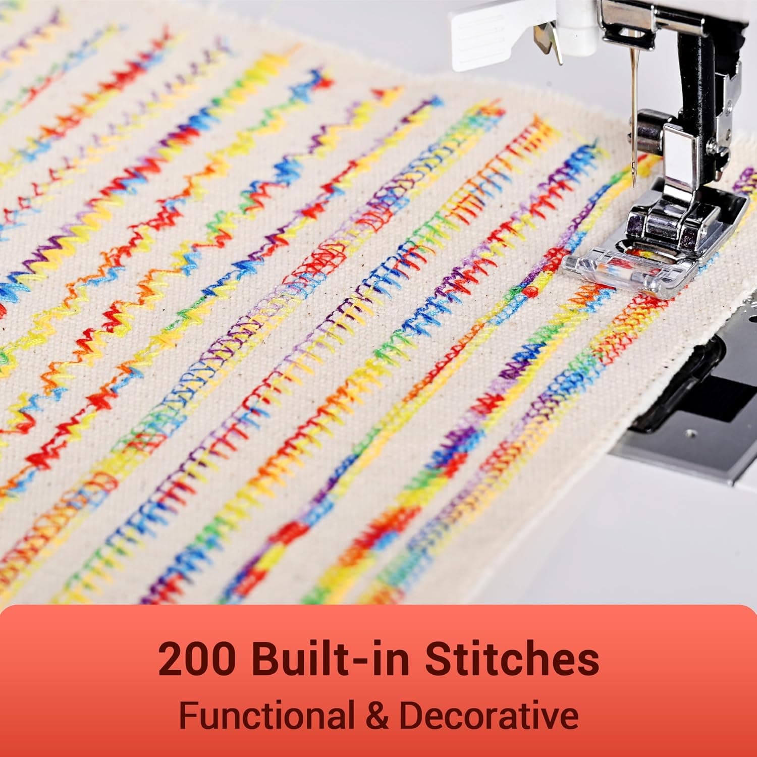 Poolin EOC02 Sewing Machine,Computerized Full Featured Machine Sewing (EOC2720) - Image 3