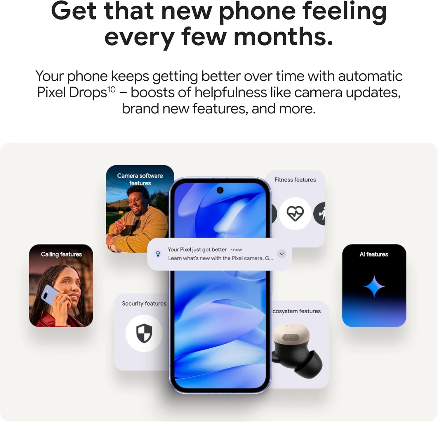 Google Pixel 9a with Gemini - Unlocked Android Smartphone  - Obsidian - 128 GB - Image 11