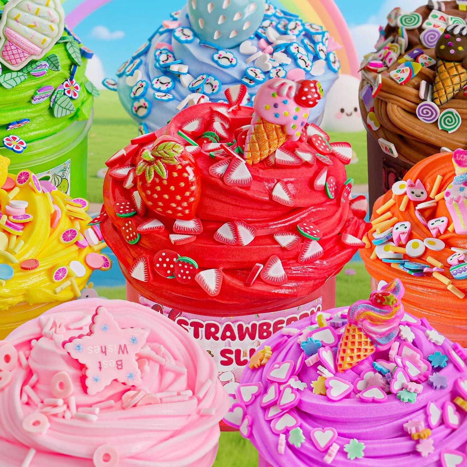 18 Pack Slimes, Slime Kids, Butter Cloud Slime kit for Girls Ages 8-12, Toys for Girls and Boys, Slime Party - Image 2