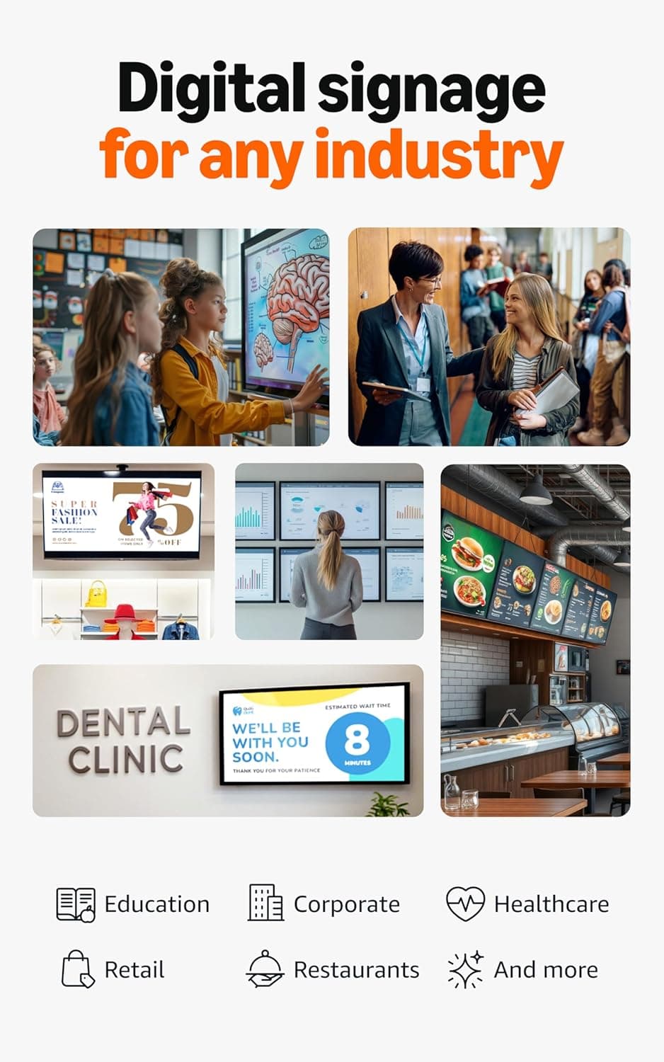 Amazon Signage Stick – Professional Digital Signage 4K Media Player – Designed for Businesses of All Sizes, Easy Setup with free Mobile App, and CMS Compatibility - Image 6