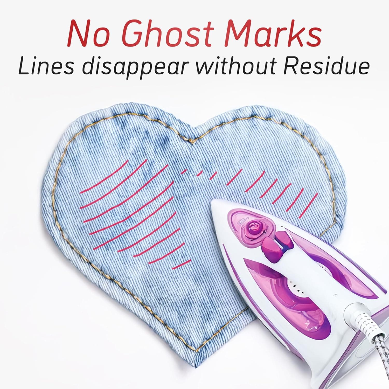 Lange & König Heat Erasable Fabric Marking Pens for Sewing - 4 Pens + 8 Refills - Image 4