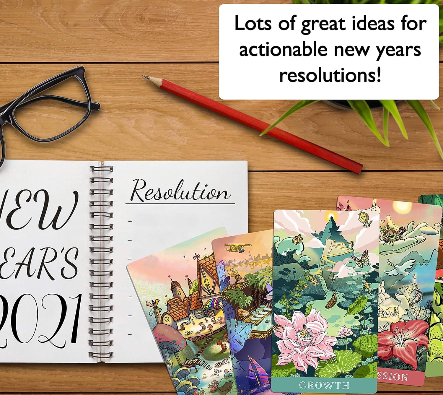 Make Your Life Better! Great for New Year Resolutions Ideas. Good Day Cards: Carpe Diem Collection Motivational Self Help Cards & Gift Box  - Image 4