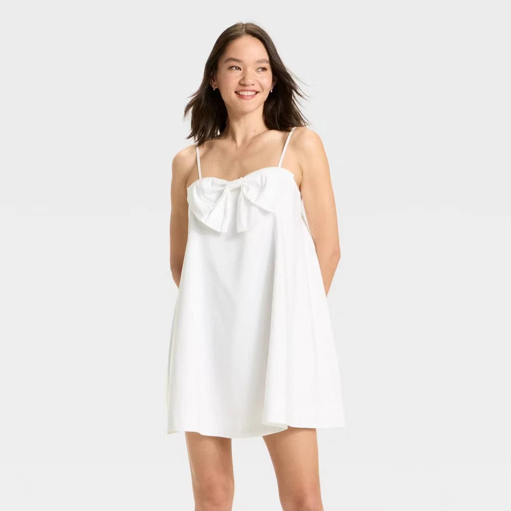 Women's Mini Bow Shift Dress - A New Day - Image 2