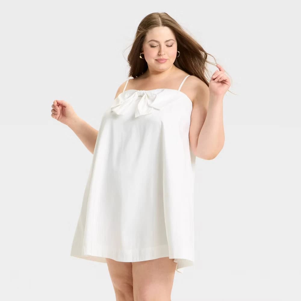 Women's Mini Bow Shift Dress - A New Day - Image 4